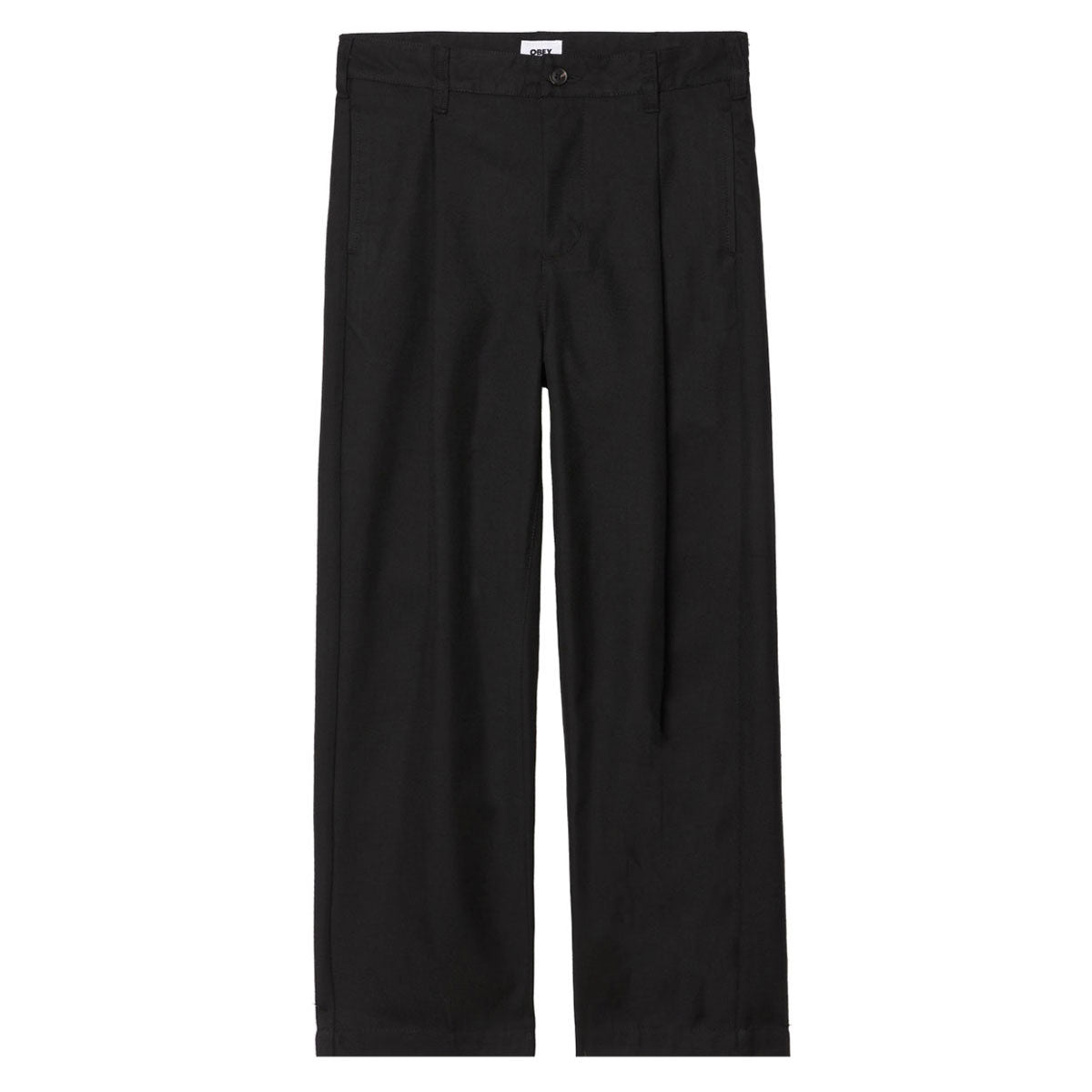 Obey Armel Pleated Pants - Black image 1