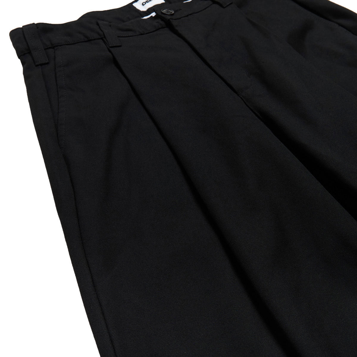 Obey Armel Pleated Pants - Black image 3