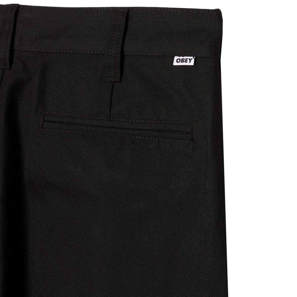 Obey Armel Pleated Pants - Black image 4