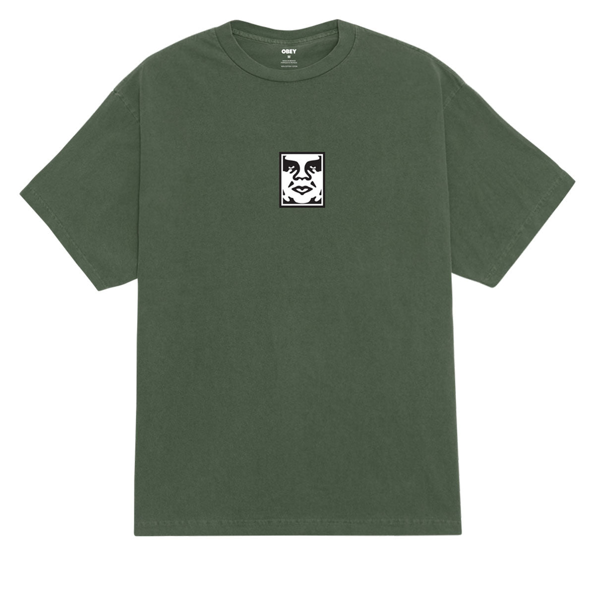 Obey Icon Face T-Shirt - Pigment Bronze Green image 1