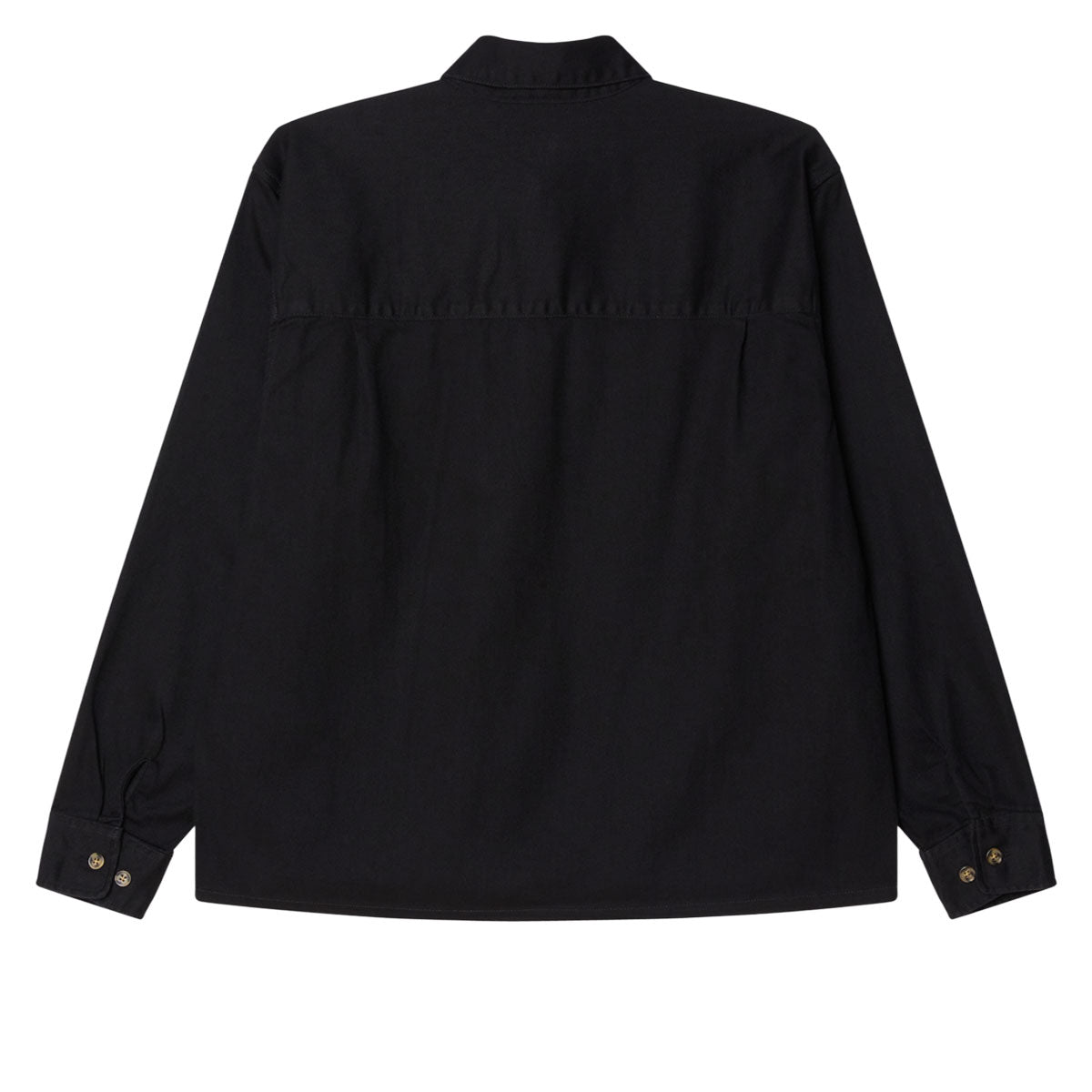 Obey Pablo Denim Long Sleeve Shirt - Black Faded Wash image 2