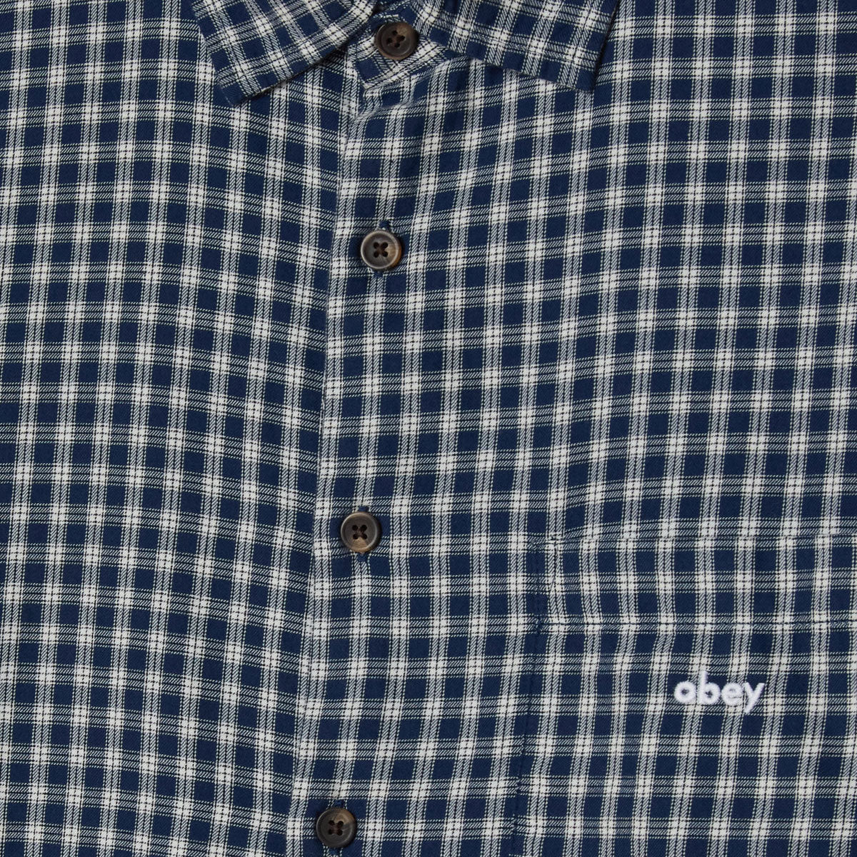 Obey Bigwig Andy Long Sleeve Shirt - Academy Navy Multi image 3