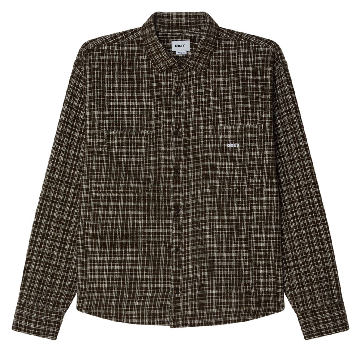 Obey Bigwig Rick Long Sleeve Shirt - Wren Multi image 1