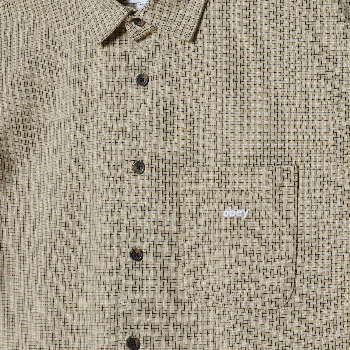 Obey Jimmy Long Sleeve Shirt - Laurel Oak Multi image 3