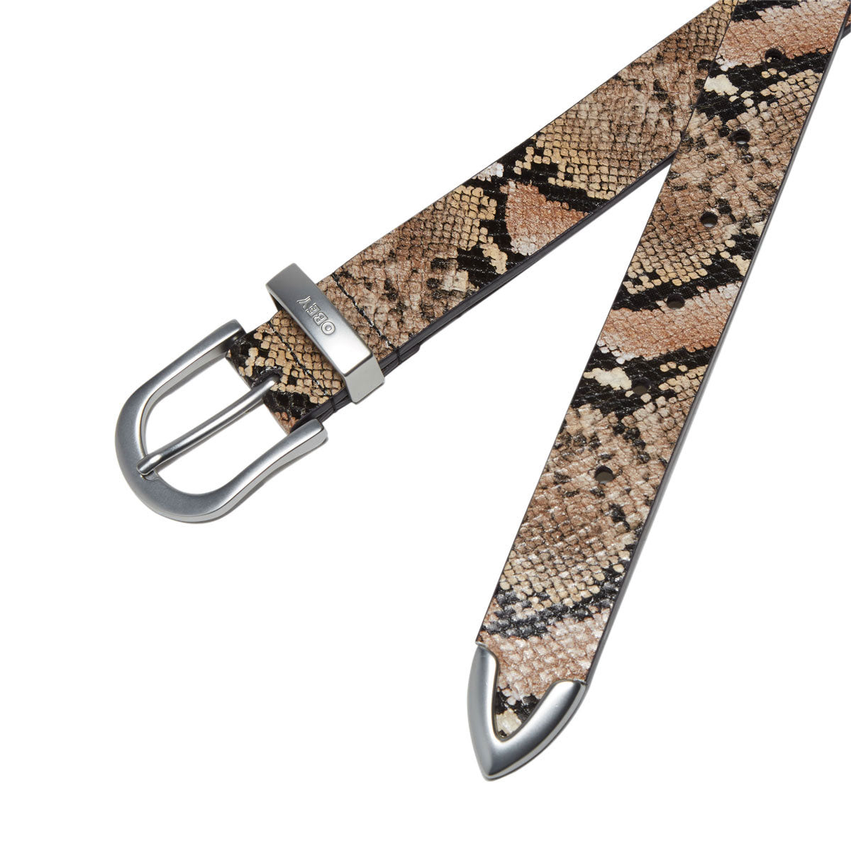 Obey Classic Leather Belt - Snake image 2