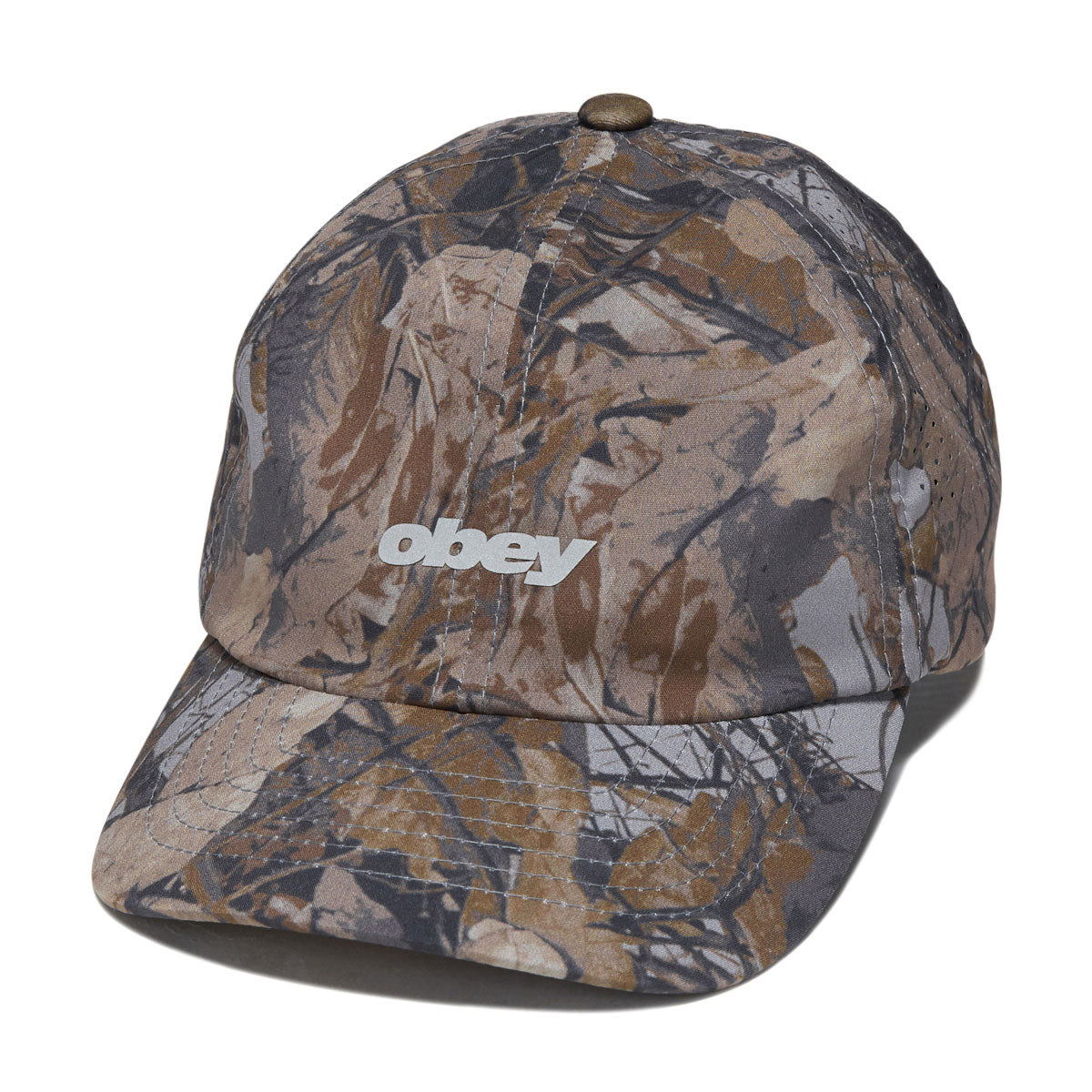 Obey Pace 6 Panel Trail Hat - Fence Camo Multi image 1