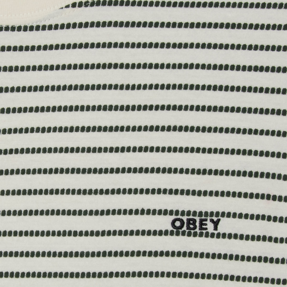 Obey Edwin Tee T-Shirt - Cream Mutli image 3