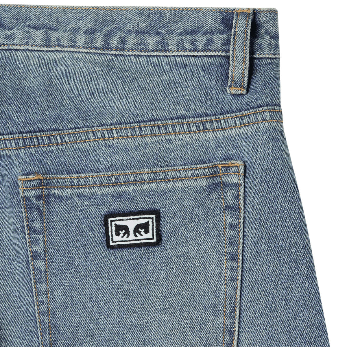 Obey Boxcar Straight Leg Denim Jeans - Heavy Vintage Indigo image 3