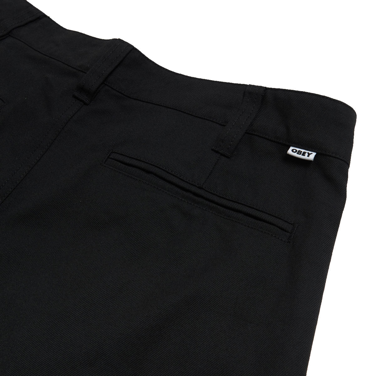 Obey Dean Pleated Pants - Black image 4
