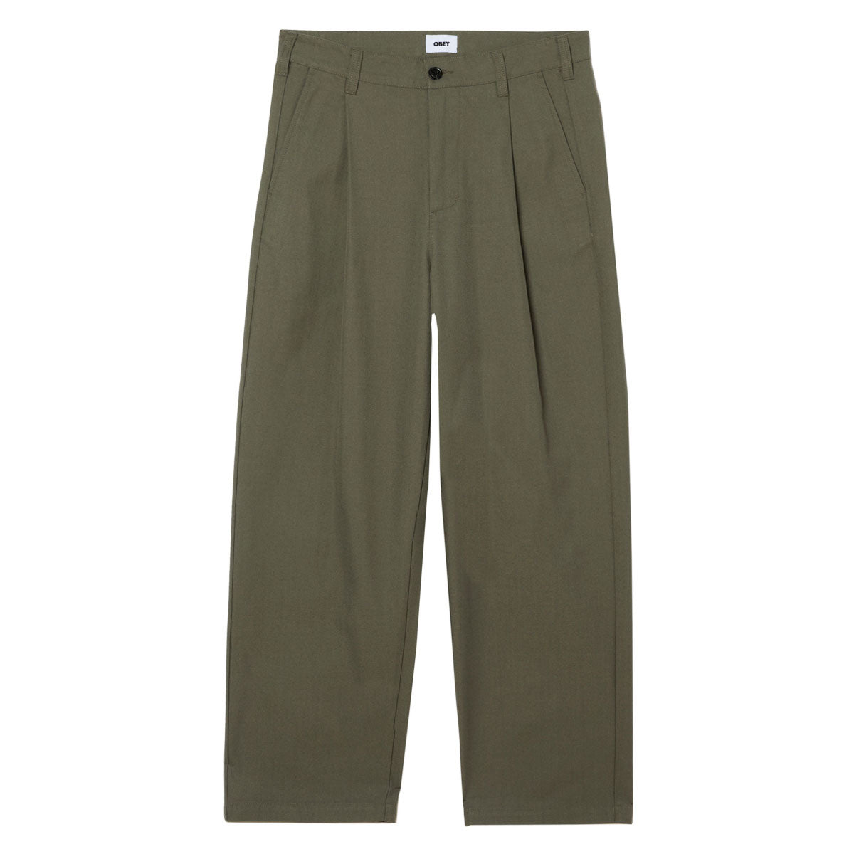Obey Dean Pleated Pants - Tea Leaf image 1