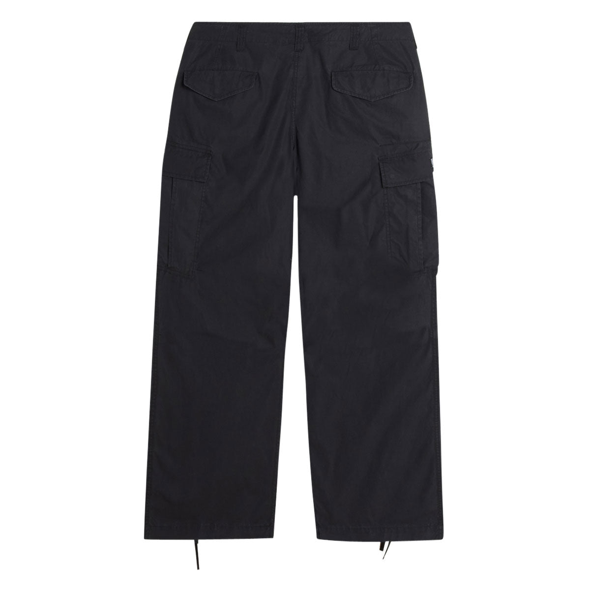 Obey Baggy Cargo Pants - Black Faded Wash image 2