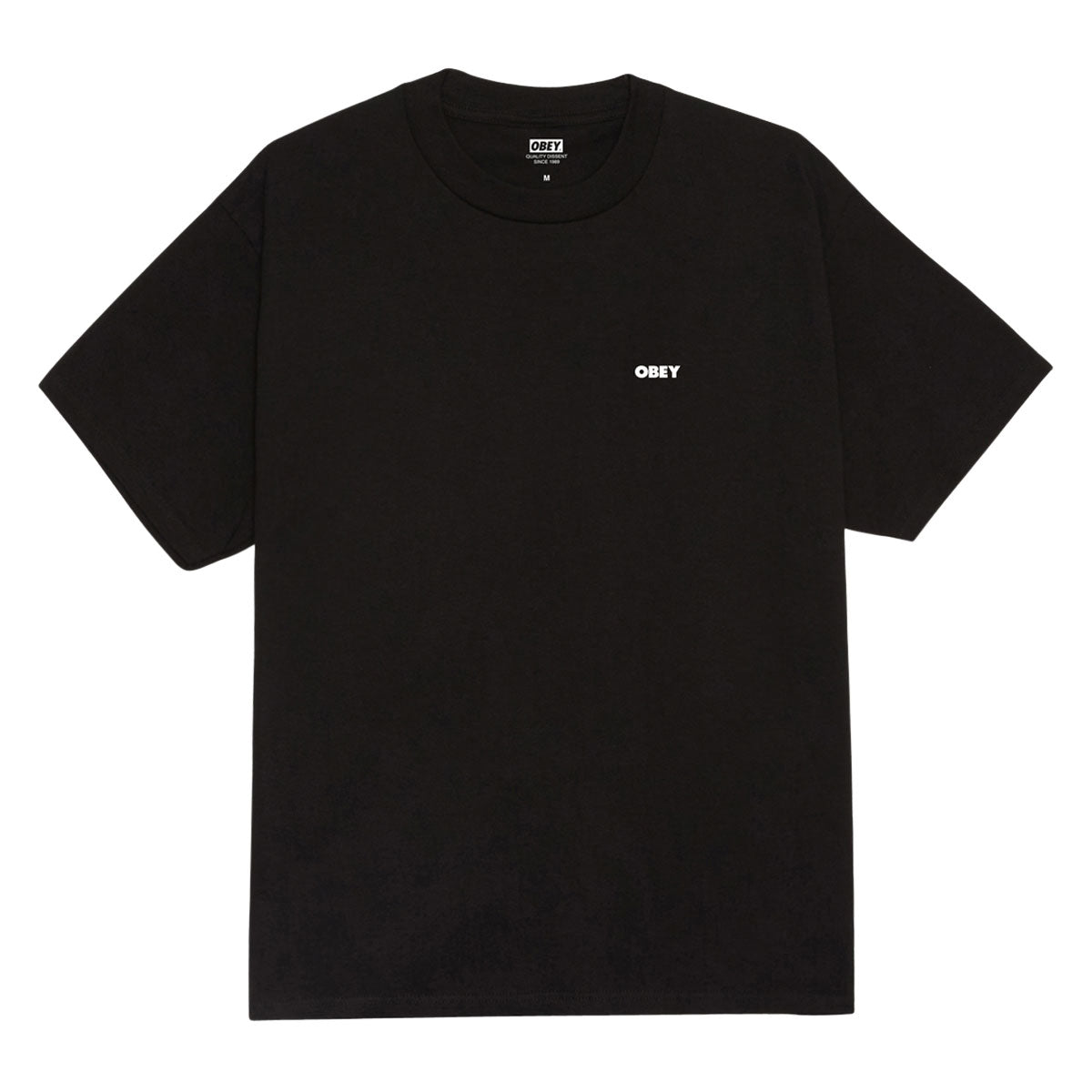 Obey The Medium Is The Message T-Shirt - Black image 2