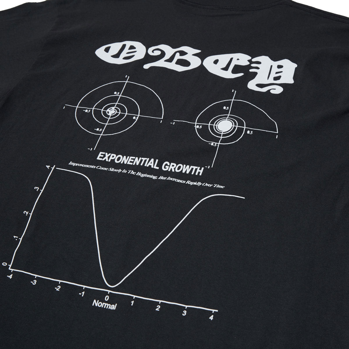Obey Exponential Growth T-Shirt - Vintage Black image 4