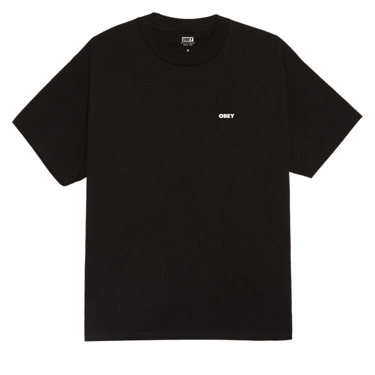 Obey Chalky Icon T-Shirt - Black image 2
