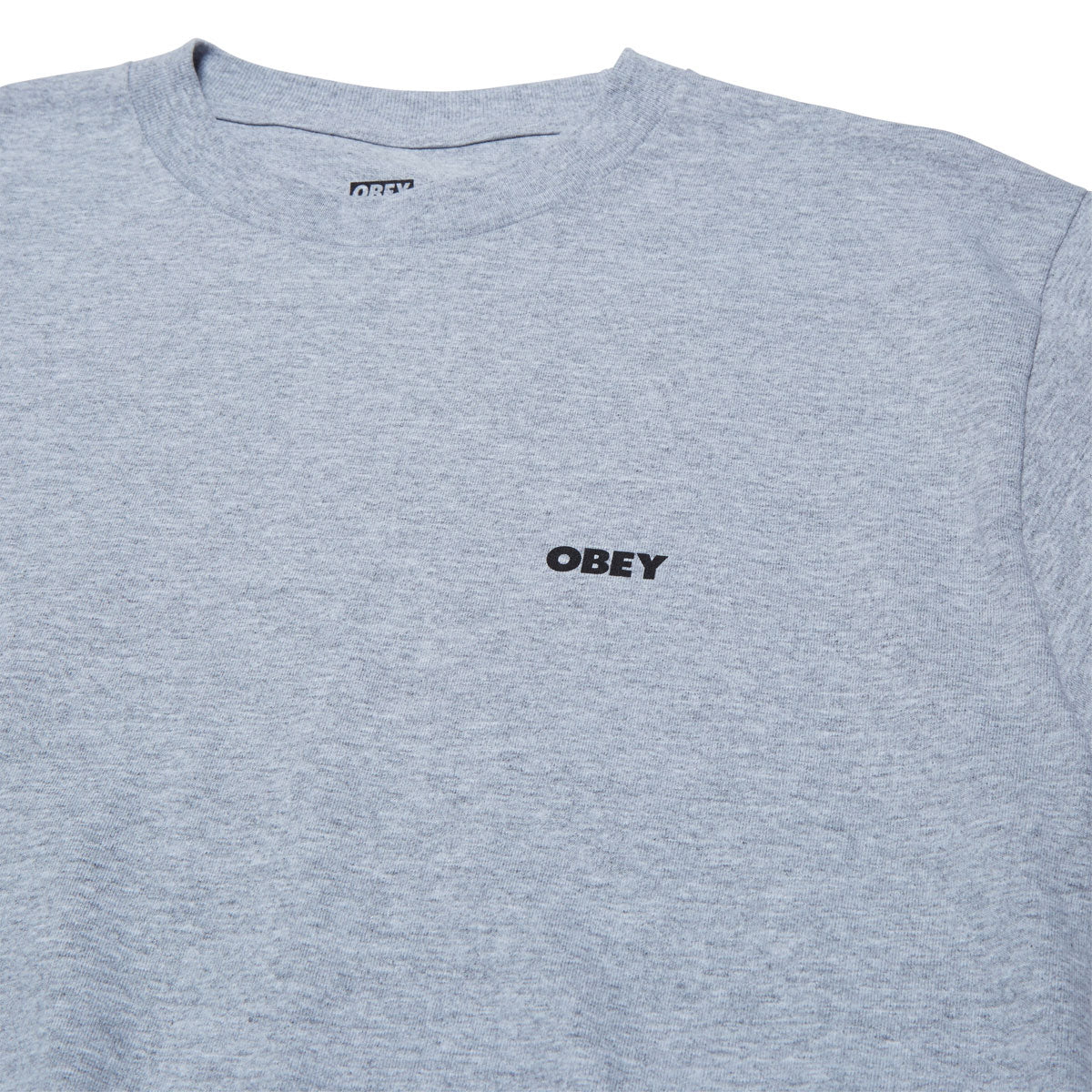 Obey Chalky Icon T-Shirt - Heather Grey image 3