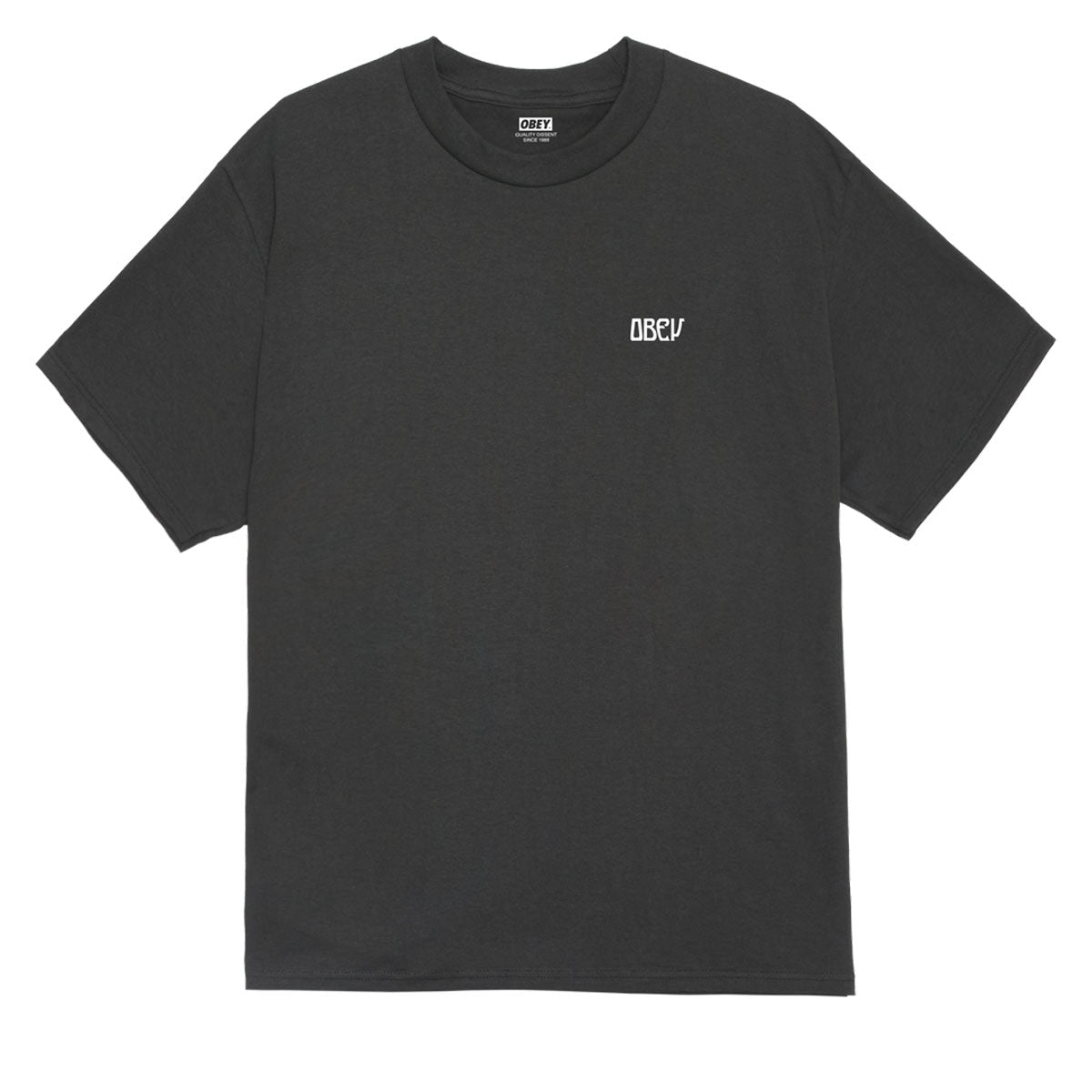 Obey Peace Now Butterflies T-Shirt - Vintage Black image 2