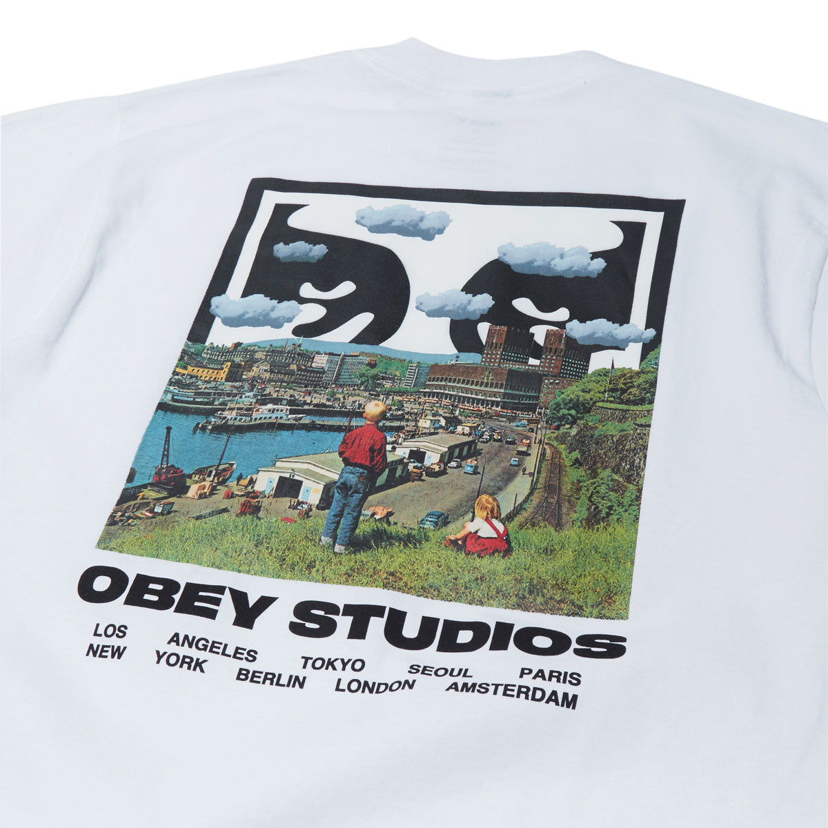 Obey Sky Face T-Shirt - White image 3