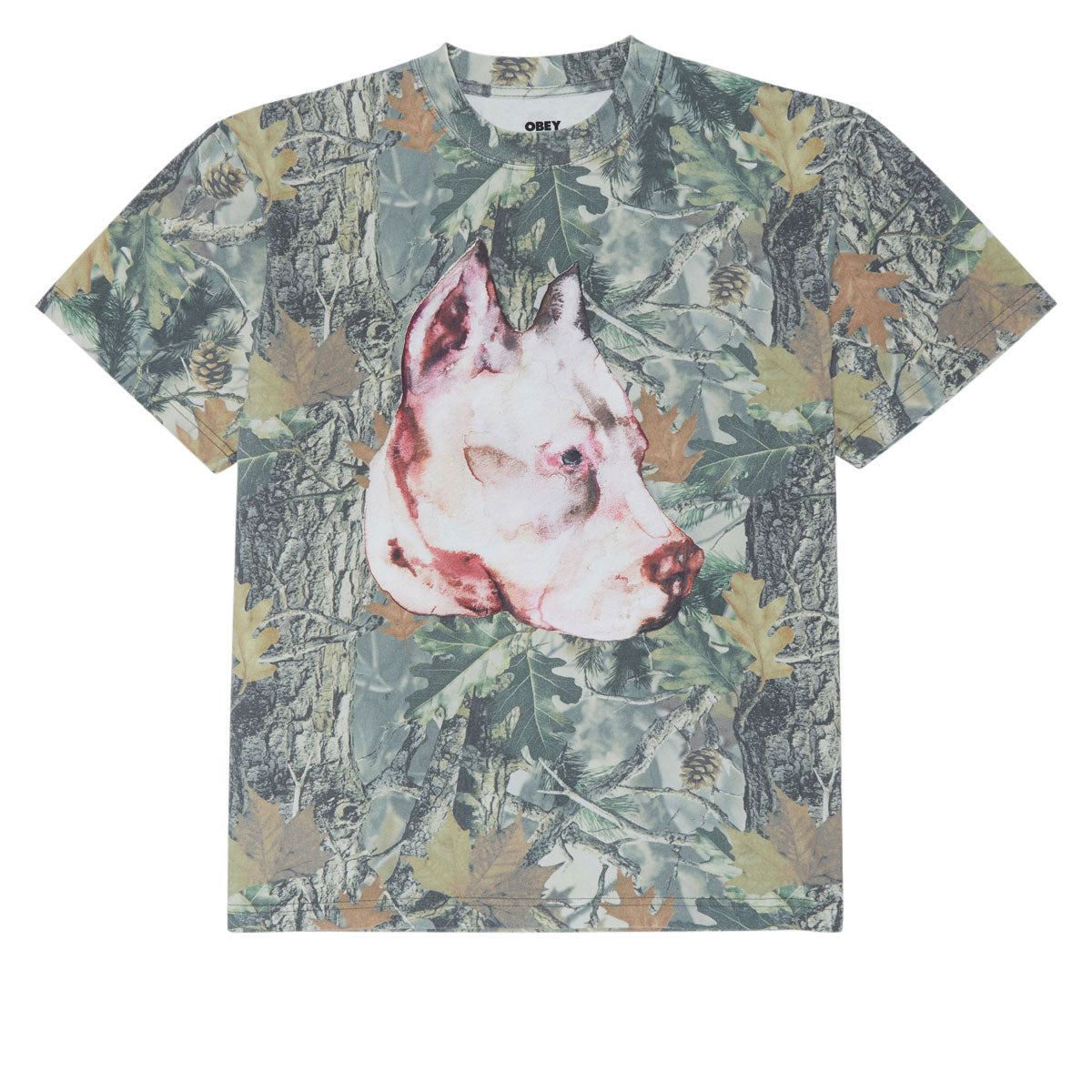 Obey Pit T-Shirt - Leaf Camo image 1