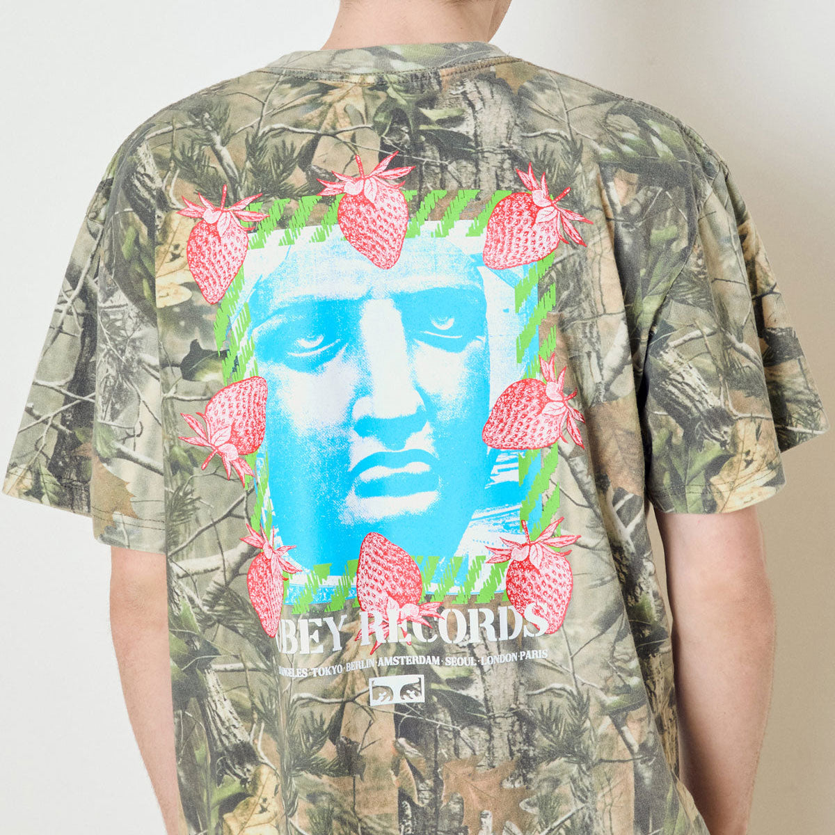 Obey Garden T-Shirt - Leaf Camo image 3