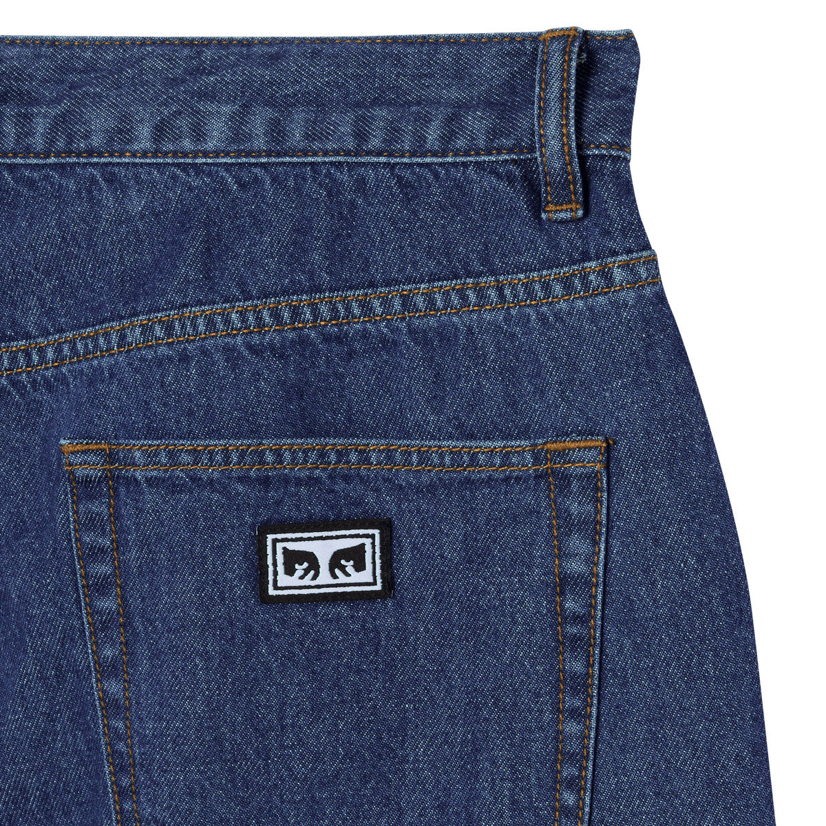 Obey Emerson Denim Shorts - Stone Wash image 3