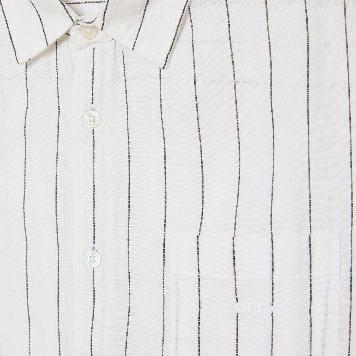 Obey Joe Woven Shirt - White Multi image 3