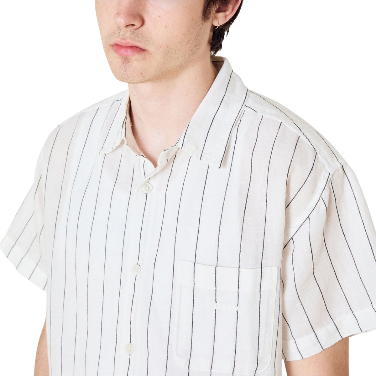 Obey Joe Woven Shirt - White Multi image 5