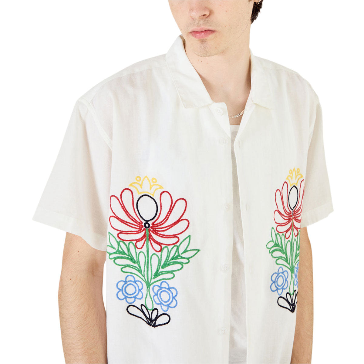 Obey Perry Woven Shirt - White image 3