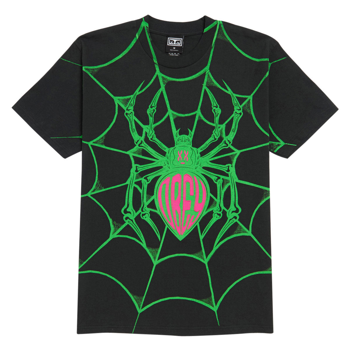 Obey Spider T-Shirt - Vintage Black image 1
