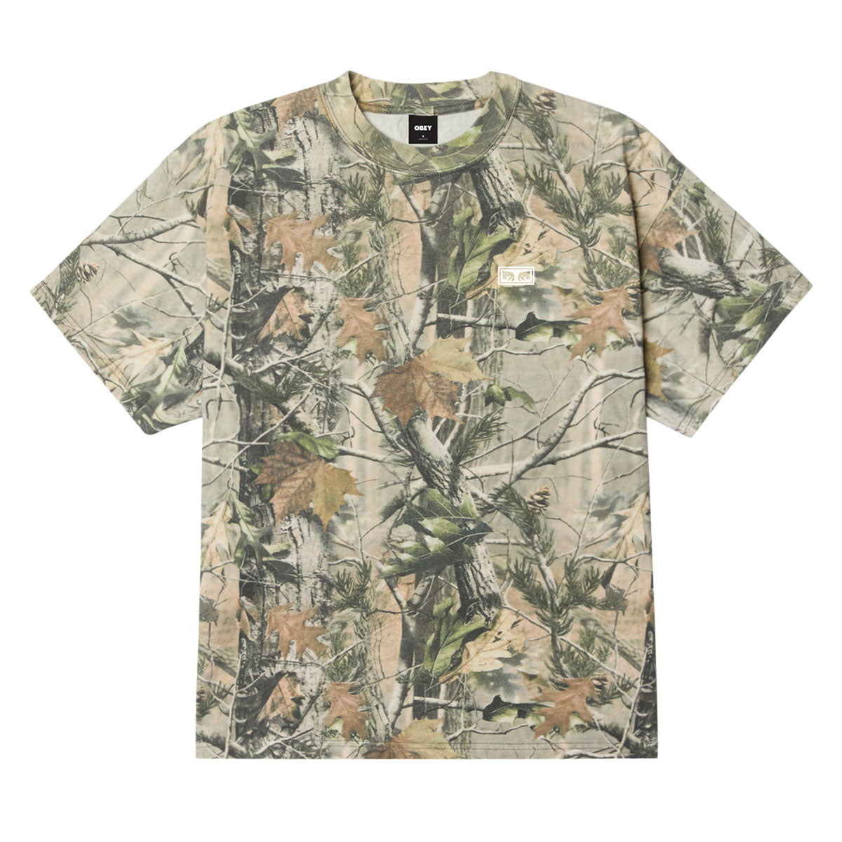 Obey Eyes 3 T-Shirt - Leaf Camo image 2
