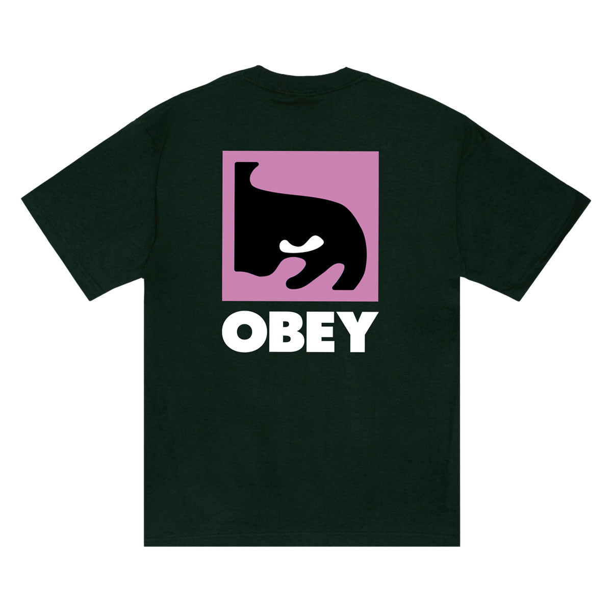 Obey Quarter Eye Icon T-Shirt - Forest Green image 1