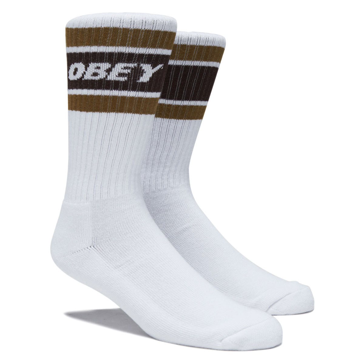 Obey Cooper II Socks - White/Demitasse image 2