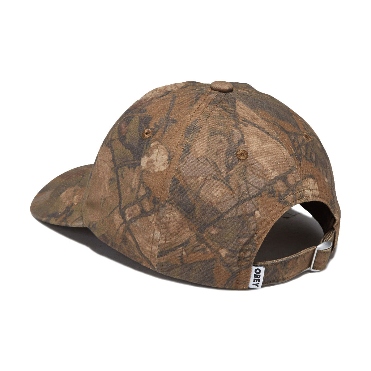 Obey Pigment Bold 6 Panel Snapback Hat - Fence Camo Multi image 2
