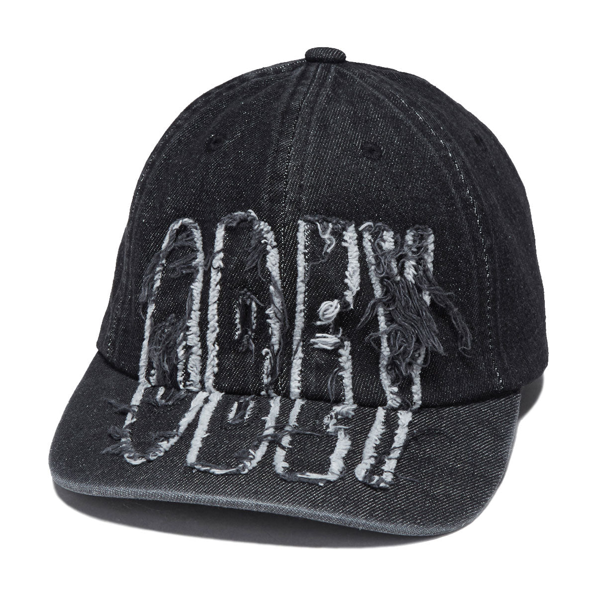 Obey Supernova 6 Panel Denim Hat - Faded Black image 1