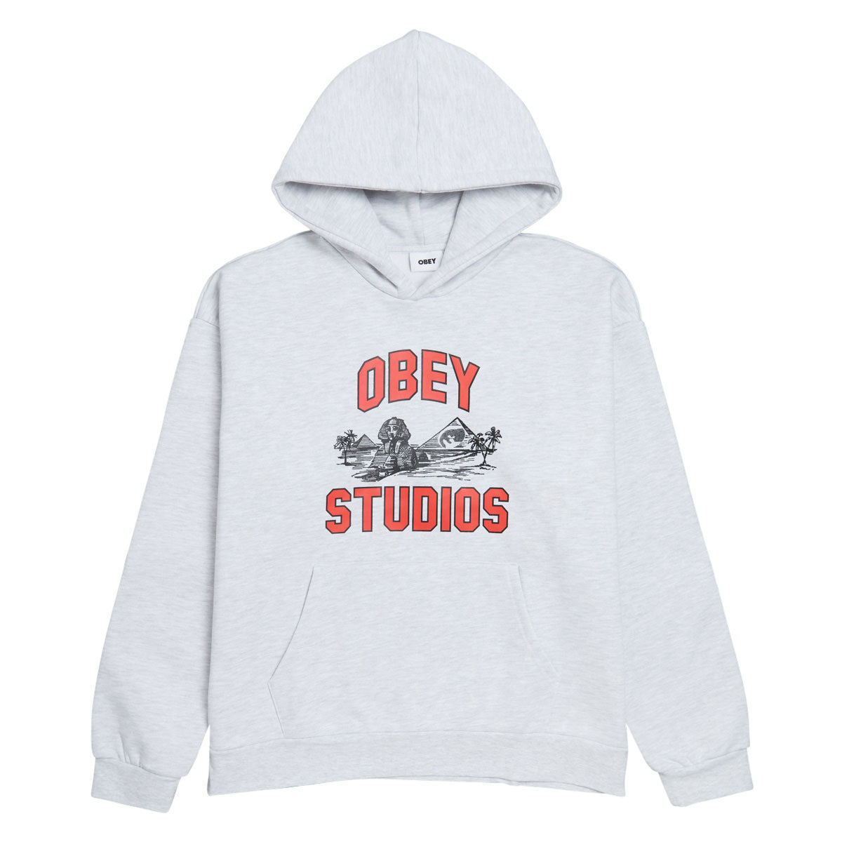 Obey Cairo Extra Heavy Hoodie - Ash Grey image 1