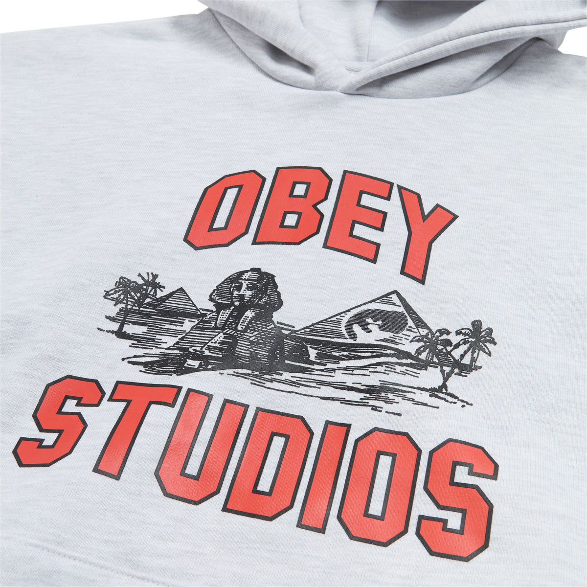 Obey Cairo Extra Heavy Hoodie - Ash Grey image 2