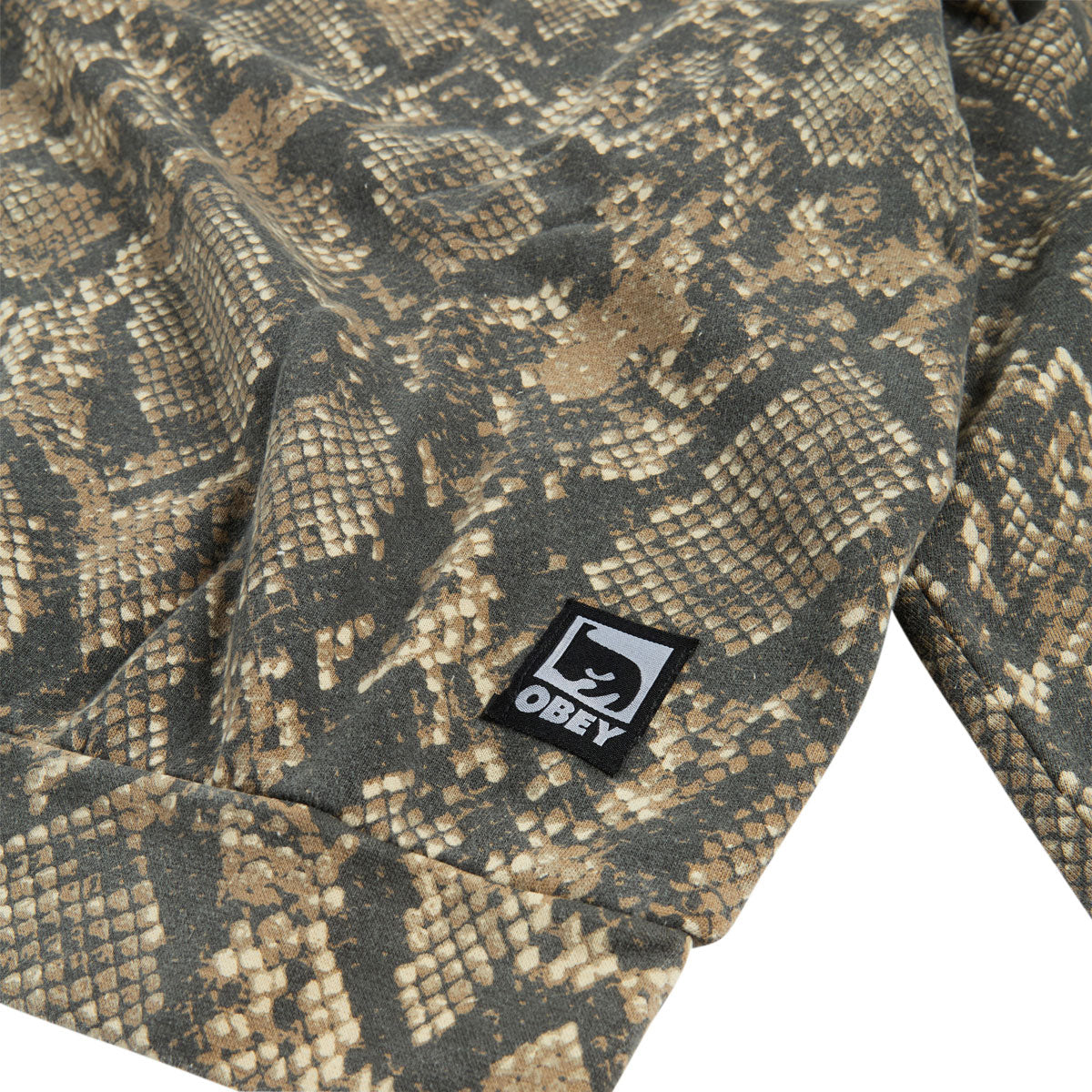 Obey Post Crew Sweatshirt - Dusty Vintage Rattle Snake image 4