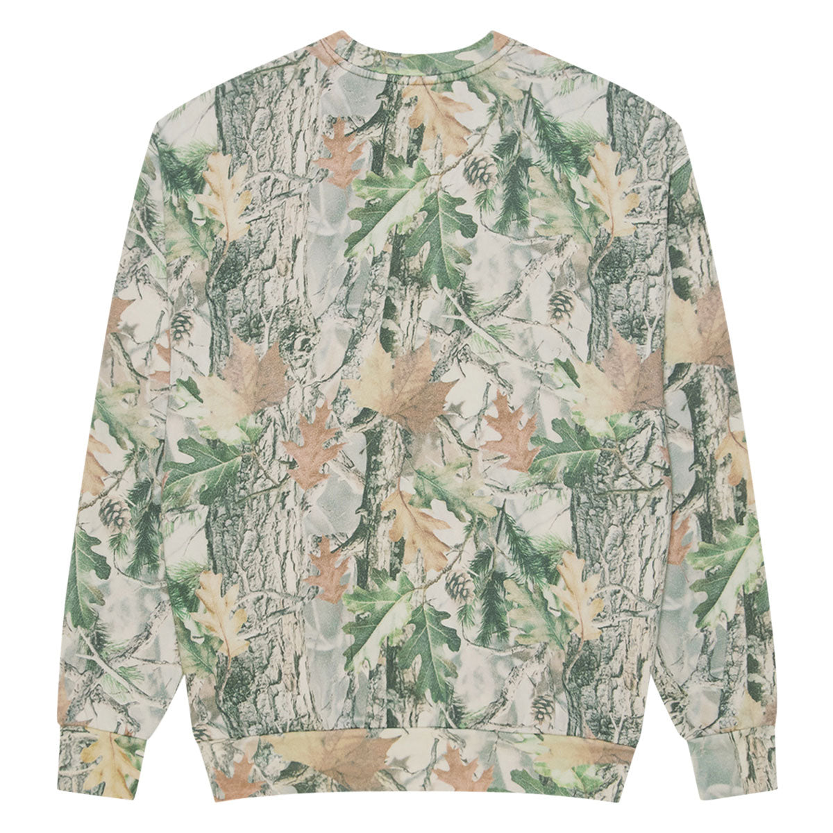 Obey Post Crew Sweatshirt - Dusty Vintage Wood Camo image 2