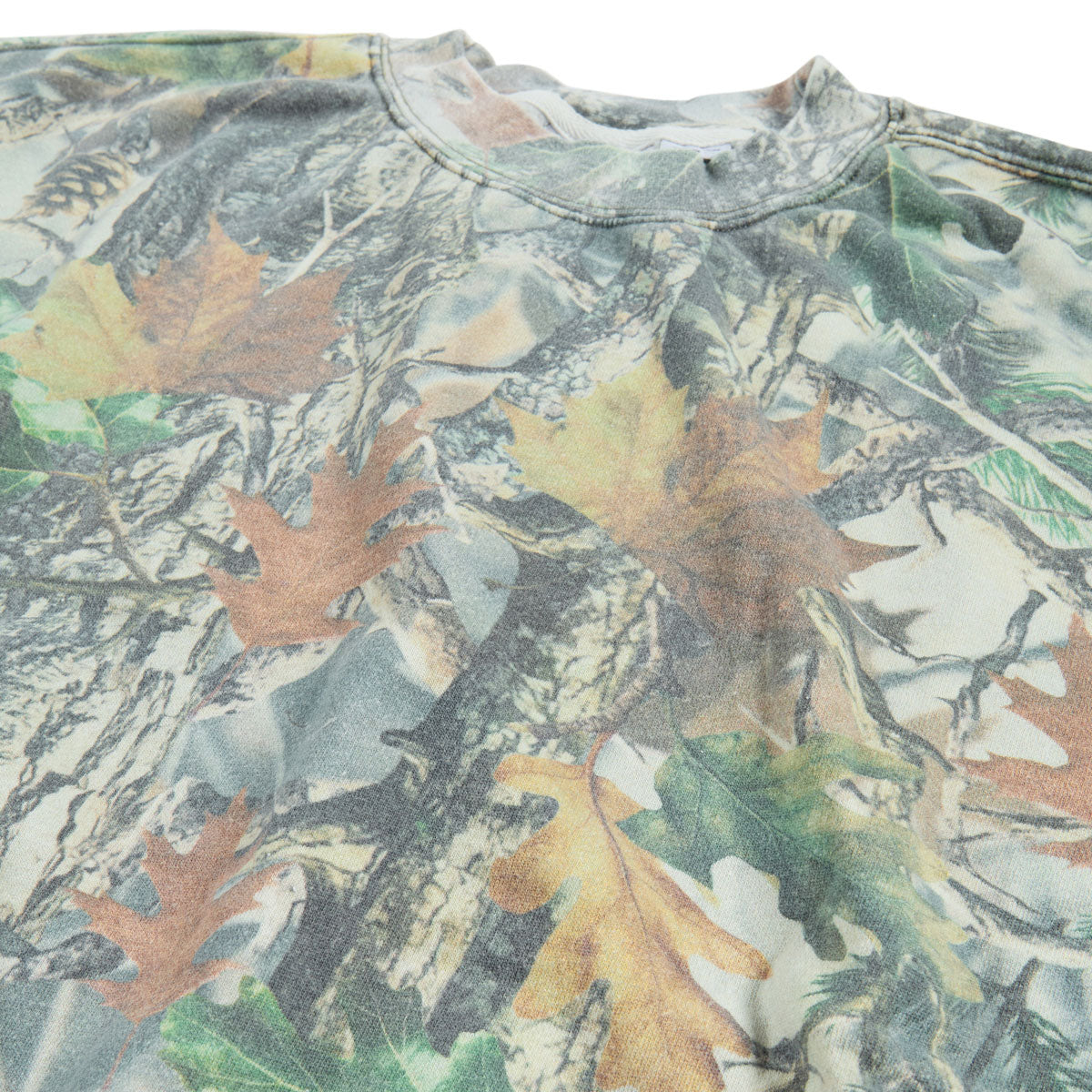 Obey Post Crew Sweatshirt - Dusty Vintage Wood Camo image 3