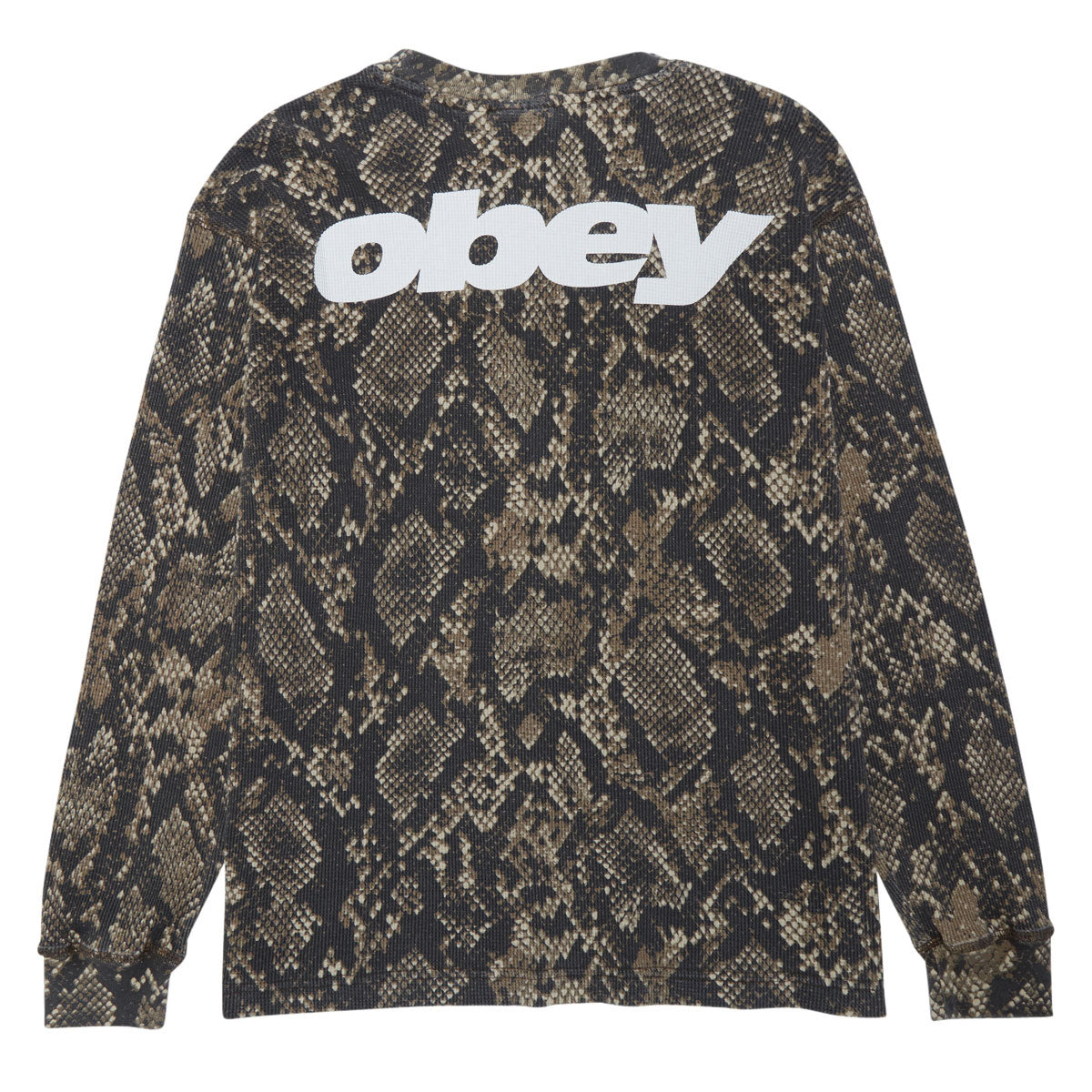 Obey League Thermal Shirt - Dusty Vintage Rattle Snake image 2