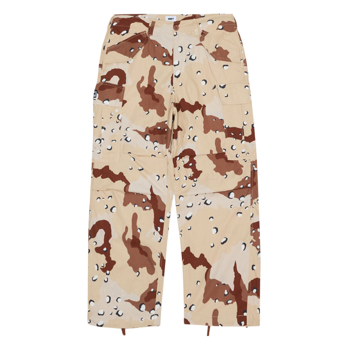 Obey Baggy Cargo Pants - Desert Camo image 1