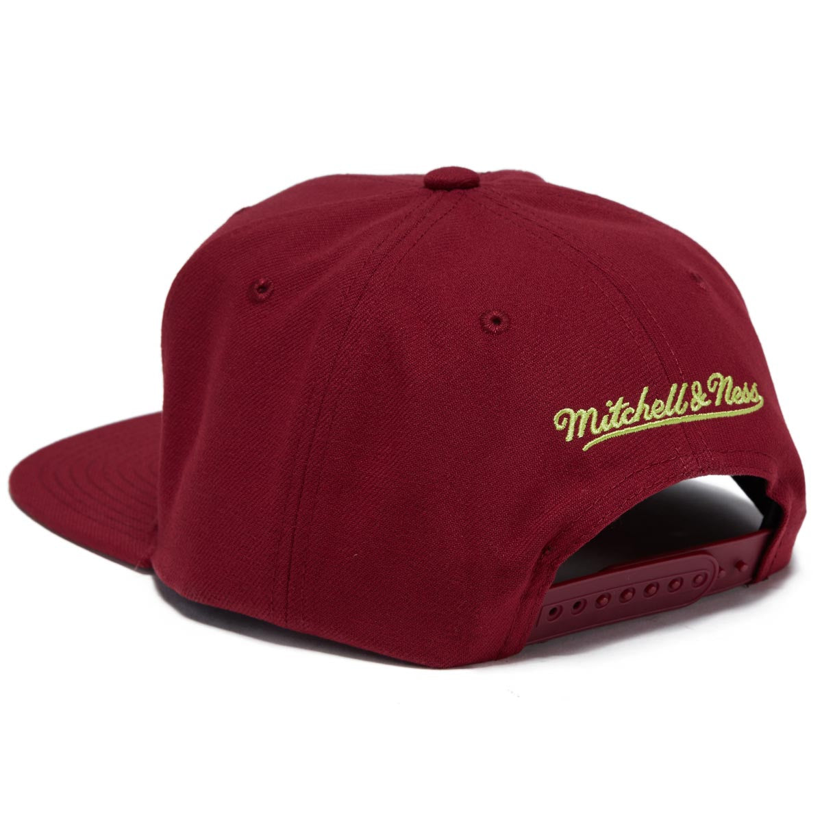 Mitchell & Ness x NBA Merlot Shine Lakers Snapback Hat - Maroon image 2