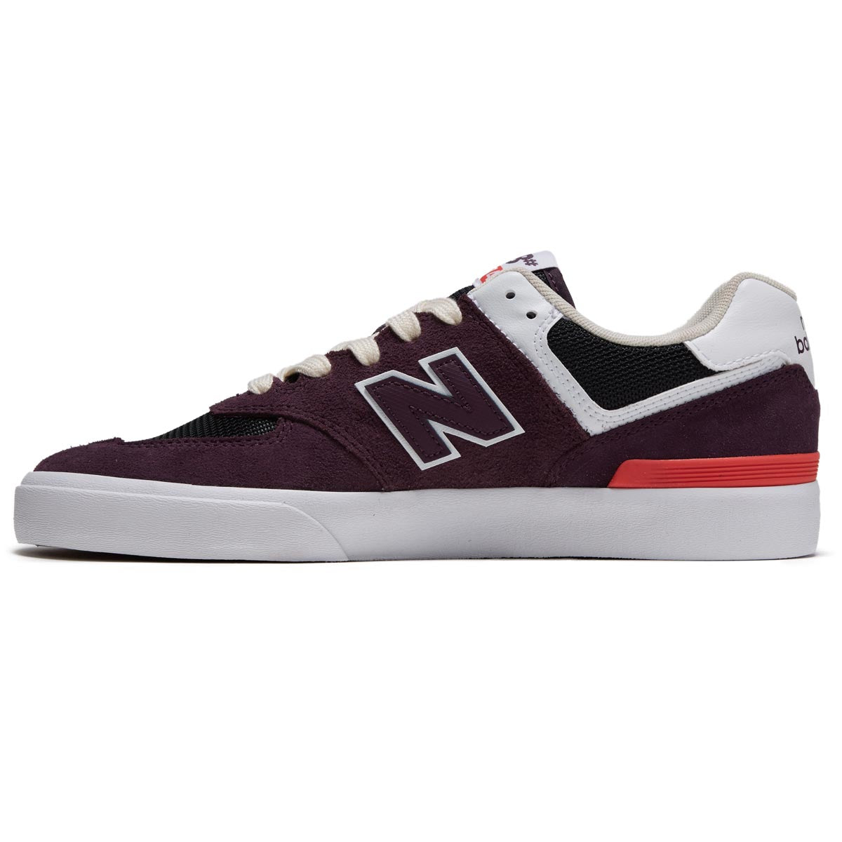 New Balance 574 Vulc Shoes - Purple/Black image 2