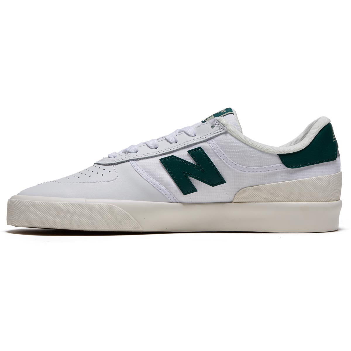 New Balance 272 Shoes - White/Green image 2