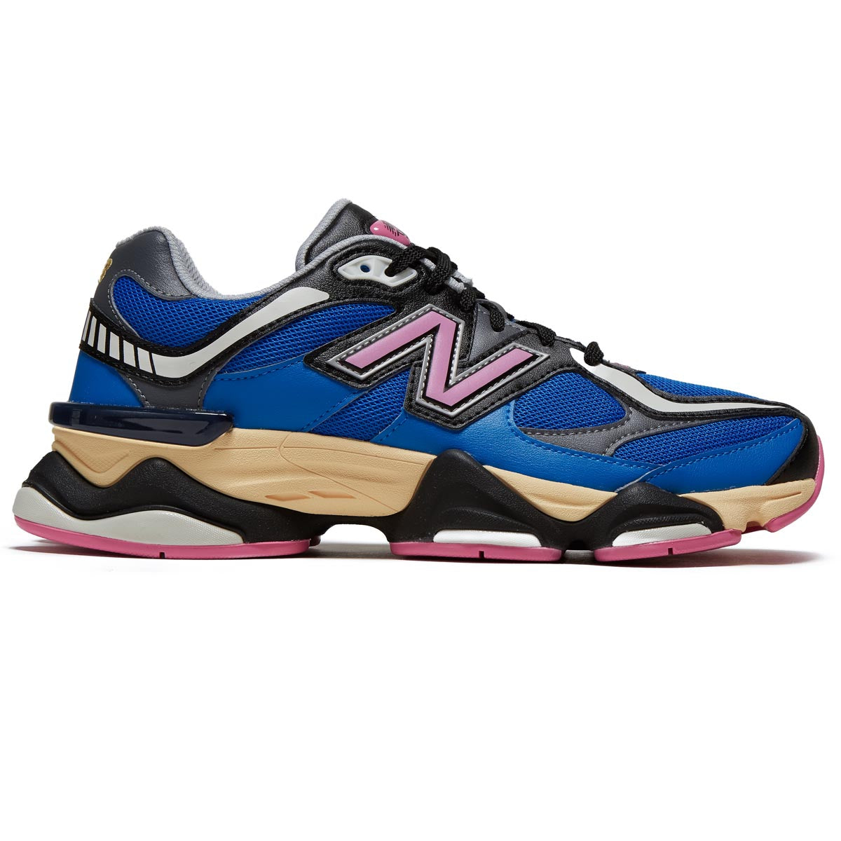 New Balance 9060 Shoes - Blue Oasis/Real Pink/Washed Amber image 1