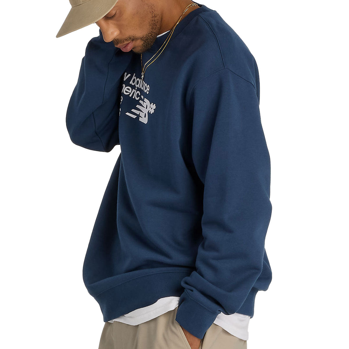 New Balance Numeric Logo Sweatshirt - Navy image 4