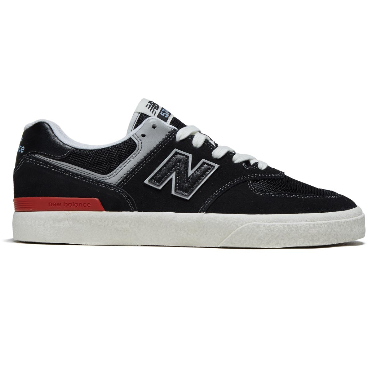 New Balance 574 Vulc Shoes - Black image 1