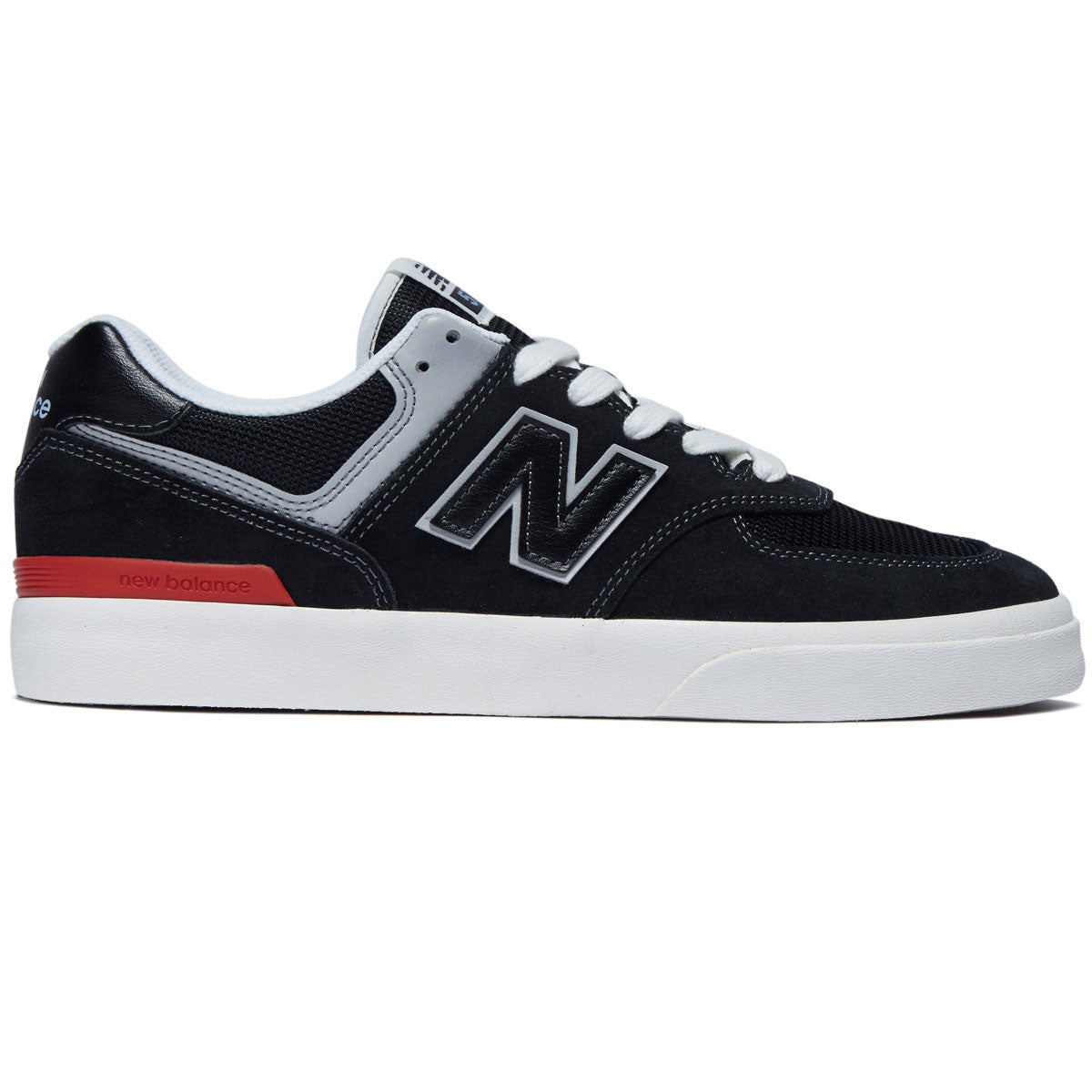 New Balance 574 Vulc Wide Shoes - Black image 1