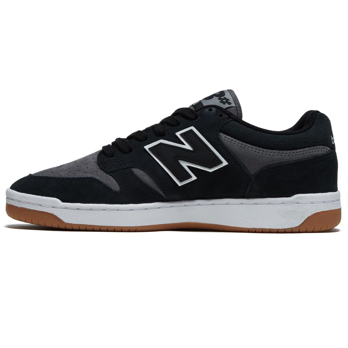 New Balance 480 Shoes - Black/Grey image 2