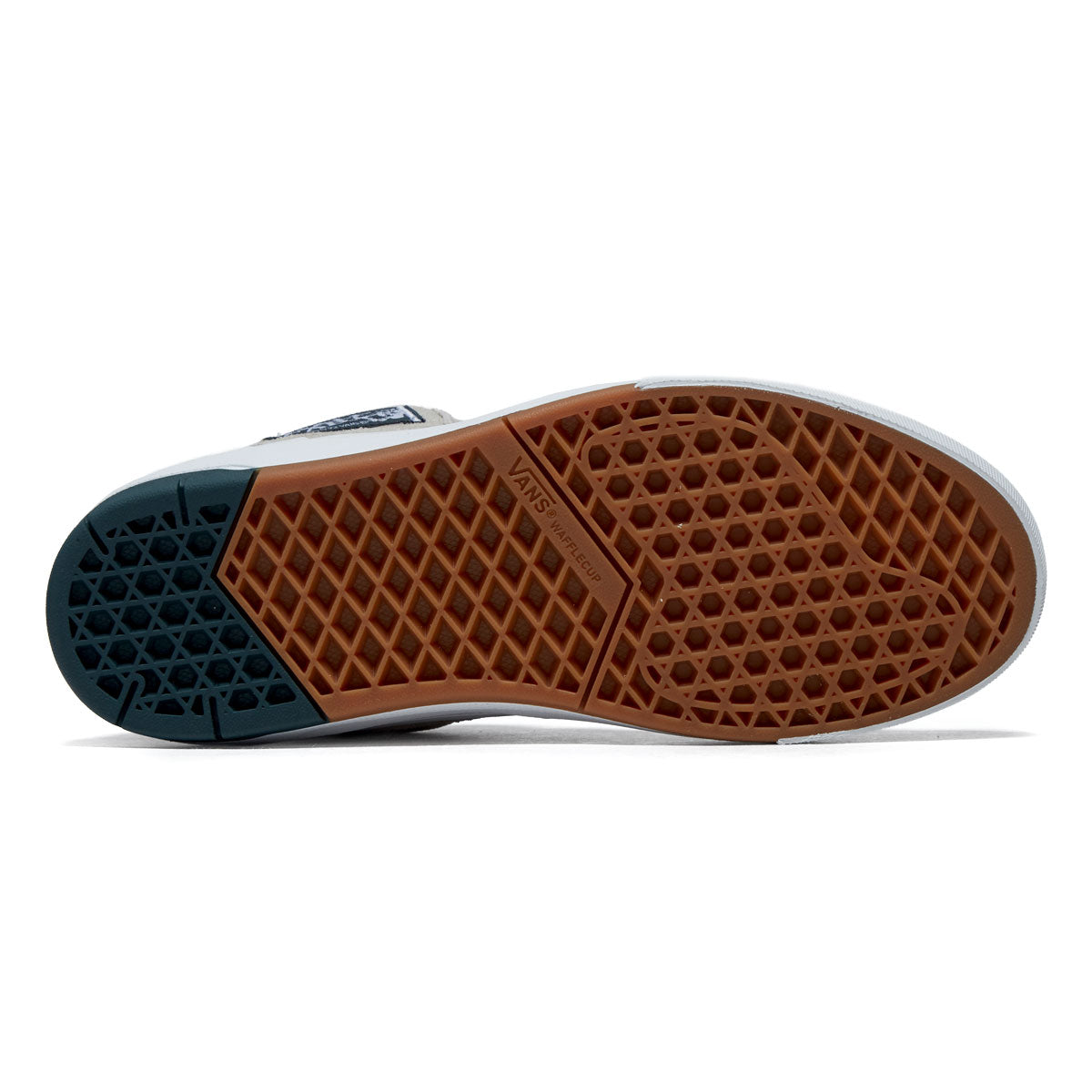 Vans Skate Half Cab Wafflecup Shoes - Oatmeal/Deep Teal image 4