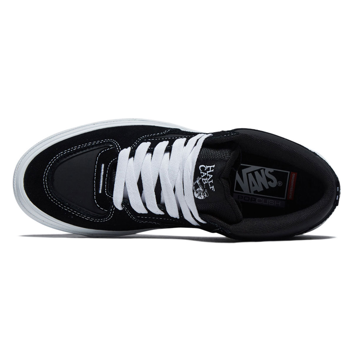 Vans Skate Half Cab Wafflecup Shoes - Black/White image 3